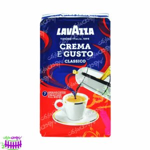قهوه پودر کرم گوستو ۴ دستگاه ۲۵۰ گرم لاواتزا - lavazza