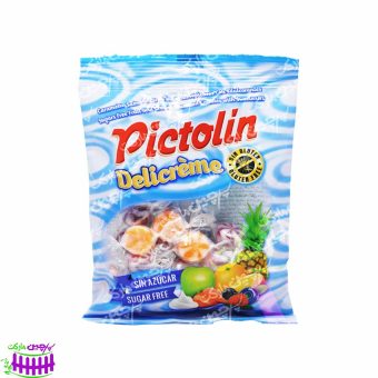 آبنبات ماست میوه ای رژیمی ( بدون شکر و گلوتن ) ۶۵ گرم پیکتولین - pictolin