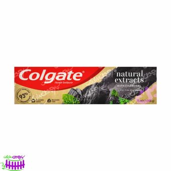 خمیر دندان سفید کننده ( با زغال فعال ) ۷۵ میل نچرال کولگیت - colgate