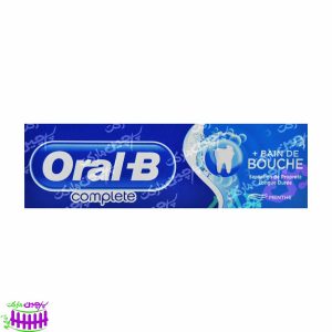 خمیر دندان با دهانشویه نعنایی ۷۵ میل کامپلیت اورال بی- OralB