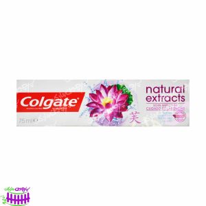 خمیر دندان مراقبتی لثه ( با عصاره گل لوتوس ) ۷۵ میل نچرال کولگیت - colgate