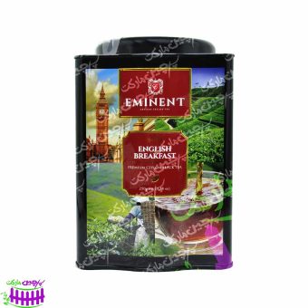 چای سیاه انگلیش برکفست قوطی فلزی ۲۵۰ گرم امیننت - eminent