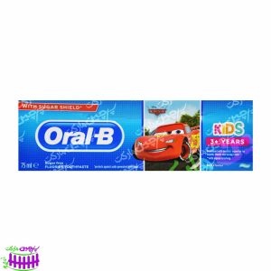 خمیر دندان کودک ( سه سال به بالا ) طعم ملایم ۷۵ میل طرح فروزن اورال بی - oralB