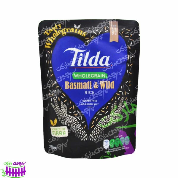 برنج باسماتی و برنج وحشی کامل نیمه آماده ۲۵۰ گرم تیلدا - tilda