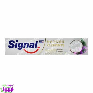 خمیر دندان سفید کننده ( نارگیل ) ۷۵ میل نیچر المنت سیگنال - signal