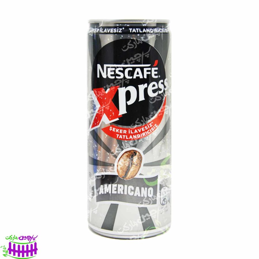 آیس کافی ( قهوه سرد ) امریکانو اکسپرس 250 میل نسکافه - nescafe