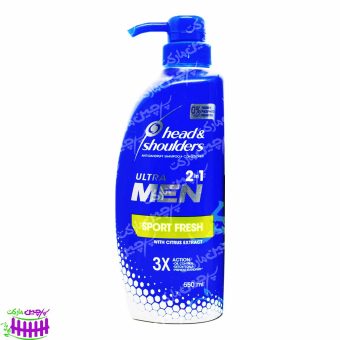 شامپو ضد شوره و نرم کننده با عصاره لیمو اسپرت فرش 550 میل هد اند شولدرز - head & shoulders