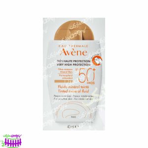 کرم ضد آفتاب رنگی 40 میل تینتد مینرال فلوید +spf50 اون - avene