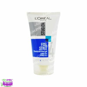 ژل موی غنی شده از ویتامین متوسط ( شماره 4 ) استودیو 150 میل لورآل - loreal  ژل موی ویتامینه  شماره 4 استودیو لورآل 150 میل &#8211; loreal 7567 300x300