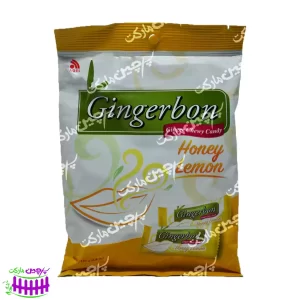 آبنبات ژله ای زنجبیل , لیمو و عسل 125 گرم جینجربون - gingerbon