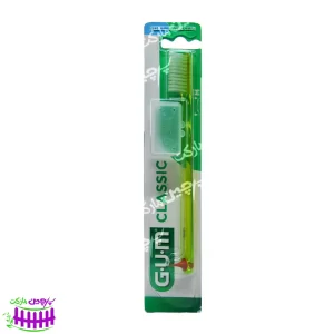 مسواک با برس نرم کلاسیک با محرک پلاستیکی لثه درب دار جی یو ام - G.U.M  تیغ اصلاح دو لبه با نوار آلوئه ورا بانوان 4 عدد ونوس ژیلت &#8211; gillette 9989 1 300x300