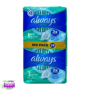 نوار بهداشتی متوسط اولترا آلویز 28 تایی &#8211; always always3 1 300x300