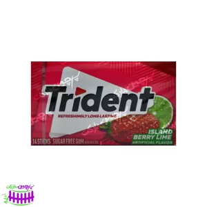 آدامس لیمو و توت فرنگی ( بدون شکر ) تریدنت – trident trident 1 300x300